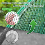 Ohuhu Crop Cages for Garden Plant: 6x3x5 Ft Tent Cage, Plant Netting Cover with Zipper, Garden Bed Cover, Plant Cover from Animal Wind-Resistant Garden Cage for Fruit Vegetable Flower
