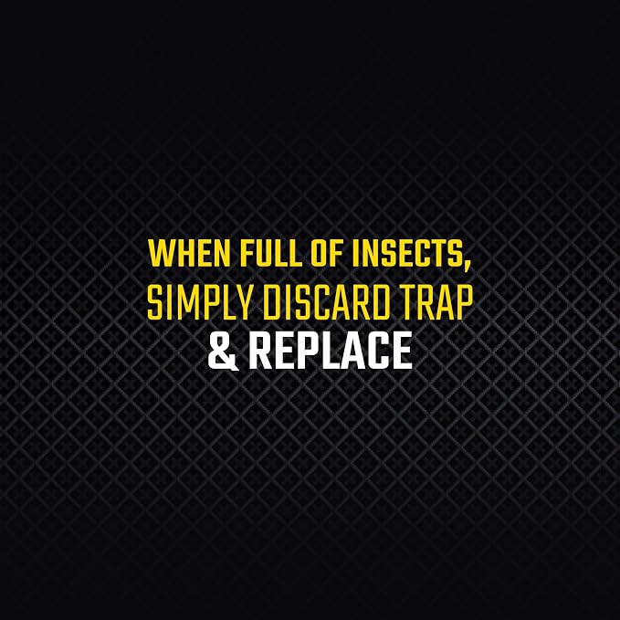 Black Flag Fly Paper, Insect Trap, Catches All Flying Insects 4 Traps