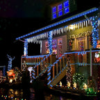 Solar Rope Lights, 66ft 200LED Solar String Lights, 8 Modes Waterproof Solar Powered Outdoor Light, Flexible Clear Tube Light for Garden Backyard Patio Deck Porch Pool Tree Christmas Decoration - Blue