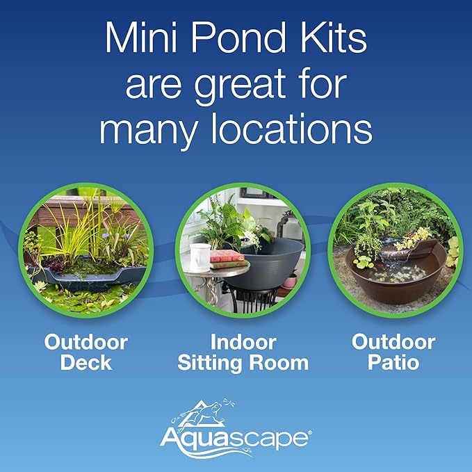 Aquascape AquaGarden Pond Kit, Container Water Garden | 78325