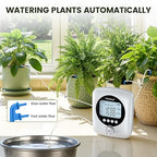 Automatic Plant Waterer for 30 Potted Plants - 98FT Dual Pumps Automatic Watering System, Vacation Self Watering Drip Irrigation System & Plant Watering Device with Programmable Water Timer