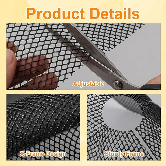 5 Pcs Squirrel Guards for Potted Plants, 11.9 Inch Soil Cover for Indoor Plants, Plant Pot Cover, for Outdoor Indoor Garden Plant Landscaping