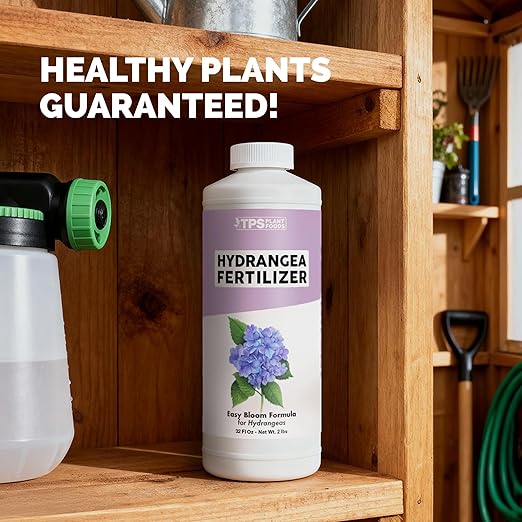 Hydrangea Fertilizer – Liquid Plant Food for Bigger Blooms, Rich Flower Color & Stronger Root Development, 32 oz