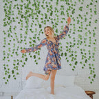 ARTKAIKE Fake Vines for Room Decor Aesthetic Artificial Plant Ivy Leaves Hanging Greenery Garlands for Home Bedroom Wall Wedding Party Decor (504FT 72PCS Vines)