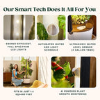 New & Improved! Gardyn Studio 2 Hydroponics Growing System - 16 Non-GMO Plants, Herbs, Vegetables - Smart Tower - Hydroponic Herb Garden Planter Indoor Kit - Indoor Gardening System w/Grow Lights