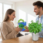 Mint Grow Kit, All-in-One Indoor Herb Garden Kit with Planter, Soil & Seeds, Easy DIY Planting Kit for Kitchen, Grow Your Own Fresh Mint for Tea & Drinks, Beginner Friendly Gardening Gift