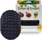 Drain Smart 3D Mesh Planter Pot Drainage Insert Disc – Made in USA – Keeps Soil in, Lets Water Drain Out – Cleaner, Lighter Alternative to Gravel for Indoor & Outdoor Planters (6" – 5 Pack)