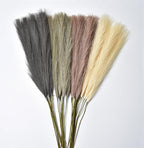 LSKYTOP Beige Pampas Grass Decor,23Inch 16pcs Faux Pampas Grass Bouquets Artificial Pampas Fake Pampas Flower for Home Living Room Bedroom Vase Decor