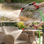 Hose Nozzle, High Pressure Hose Nozzle, Dual Spray Modes Jet & Fan, Power Washer Compatible High Pressure Cleaning,Multi-Use Sprayer For Garden，Home