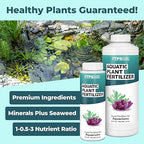 Aquatic Plant Fertilizer – Liquid Plant Food for Lush Growth, Vibrant Color & Healthy Aquarium Plants, 8 oz