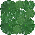 12Pcs Floating Lily Pads for Ponds, Fake Lily Pads, Artificial Lotus Leaves Decorative, 6in 7.8in 7in 4in Each 3pcs(Total 12pcs)