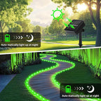 LairtPOW Solar Rope Light Waterproof 39FT 100LEDs Outdoor IP65 Solar String Lights for Easter Outside Party Garden Yard Home Wedding Christmas Halloween Holiday St. Patrick's Day Tree Lighting(Green)