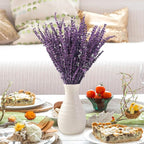 4 Packs Dried Preserved Lavender Flowers Bundle, Natural Purple Dried Lavender Bouquet 15''-17" for Crafts Shower Weeding Home Vase Decor, Aromatherapy, Fragrance, Dry Live Plants (Purple-4.23oz)