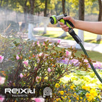Relxitl Garden Hose, Flexible Water Hose, Ultra Lightweight Non-Expanding hose with 10 Function Sprayer, Leak proof, Pressure Resistant for Yard, Outdoor (Green, 100FT)