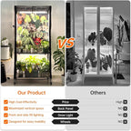 Bstrip Indoor Greenhouse Cabinet with Pegboard, Indoor Greenhouse with 4 Pack 96W Full Spectrum Grow Light for Indoor Plant, Foliage Plants, 29.5"x13.8"x59"