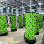 Hydroponics Growing System Vertical Hydroponics System Pineapple Tower Intelligent Planter Aeroponic Garden Greenhouse for Vegetable Flower Herb Hydroponic Tower