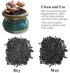 FANTIAN 2 lbs Small Black Lava Rocks for Plants,1/4 Inch Crush Volcanic Rock Pumice Soil Additive for Succulent Aquarium Cactus Bonsai Fire Pits and Garden Landscaping