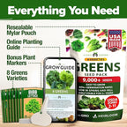 HOME GROWN Lettuce Seeds for Planting - 8 Varieties Non-GMO Heirloom Salad Greens Seeds - 9000+ USA-Sourced Vegetable Seeds for Planting Outdoors, Indoors, Hydroponic Garden