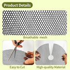 TINSKY 6 Pcs 11.8 Inch Plant Pot Grids-Cuttable Plant Pot Soil Covers Protectors from Animals-Indoor Plant Pot Soil Guard for Outdoor Garden Plant Protection