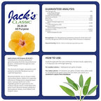 Jack's Classic All Purpose 20-20-20 Water Soluble Plant Food (1.5lbs)