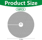 Adnee 10 Pcs 11.8 Inch Plant Pot Grids, Cuttable Plant Pot Soil Covers Protectors from Animals, Indoor Round Planter Pots Soil Guard for Outdoor Garden Plants Protection