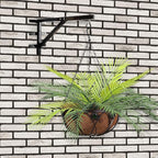 PASYOU Artificial Palm Tree, Plastic Plants Greenery Fake Tropical Shrubs Faux Big Leaves for Home Indoor Outdoor Garden DIY Basket Planter Filler Wedding Party Decoration UV Resistant - 2 Pack