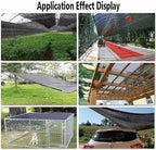 Outdoor Shade Netting Black 2×3m 3×3m 3×4m 4×5m 5×5m Mesh Breathable Shade Cloth Sunscreen Heat-Insulating Shade for Shade Mesh Tarp, Pergola, Privacy Netting,black-3x6m