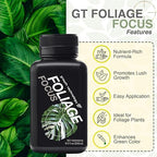 Growth Technology GT Foliage Focus - Liquid Indoor Plant Food for Houseplants, Tropical Plants, Aroids, Ferns and Palms - Concentrated Formula for Vibrant Leaves and Dense Foliage - 8.5 fl oz (250 mL)