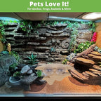 Westant Mushroom Decor for Reptile Tank, Fish Tank, Pet-Safe Bearded Dragon Tank Accessories, Realistic Terrarium Plants for Leopard Geckos, Crested Geckos, Tree Frogs, Snakes (Almond, Trio Cap)