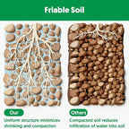 Indoor Potting Soil for Houseplants (4 qt), Well Aeration and Drainage, Lightweight Potting Mix for Indoor Outdoor Plants, Professional Garden Soil for Snake Plant, Monstera, Fiddle Leaf Fig
