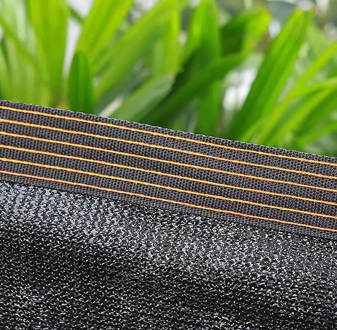Shade Net Garden Sun Shade Sail Canopy Sail Shade Breathable Tear-Resistant Mesh Reinforced Edge Tear-Resistant for Balconies/greenhouses, Customizable Sizes,black-2x3m