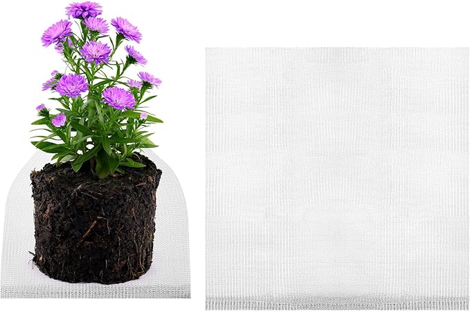 M METERXITY 2-Pack 15 Gallon Plant Root Protector 24x24 Inch, Stainless Stainless Root Guard Baskets Wire Mesh Garden Protection Netting for Tree/Tubers/Crops/Flower/Vegetables/Fruit