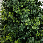 Nearly Natural 2.5 ft Artificial Boxwood Plants, Set of 2, UV Resistant with Integrated Ground Stakes for Indoor Outdoor Garden Decor