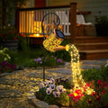 Solar Lights Outdoor Decor, Perfect Gardening Gift for Mom Women Grandma, Thoughtful Birthday Present, Hanging Lanterns Watering Can Lights for Garden, Yard, Porch, Patio Backyard Decoration