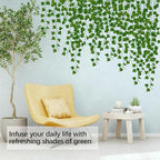 Fake Vines for Room Decor 100 Pack 750 Ft Artificial lvy Greenery Garland Vine Leaves, Leaf Plants Flowers Foliage for Bedroom,Garden Wall. Decor Indoor Outdoor