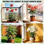 Peony Cages and Supports 8 Pack, 13" Dx24 H Grow Through Plant Supports，Heavy Duty Metal Plant Support Cage for Outdoor Flowers, Tomatoes, Hydrangeas, Cucumbers & Strawberries