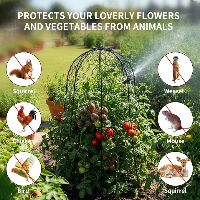Metal Plant Covers 12pcs,30 Pcs Plant Protectors from Animals