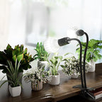 GooingTop Grow Light,24W (160Watts Equiv) 5000K White Full Spectrum LED Growing Lamp Clip on Desk for Indoor Plants,Bulbs Replaceable & Non-dimmable