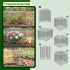 Round Plant Protector from Animals (3PACK-12 * 12inch)