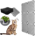 Agatige 12PCS Cat Deterrent Mat, 6 X 8 in PP Scat Mat Cat Spikes Blocker for Keeping Away Pet Dogs Protecting Plants