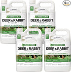 Liquid Fence Deer And Rabbit Repellent Ready-To-Use 1 Gallon, Apply Year-Round, 4 Pack