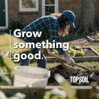All Purpose Topsoil 24 lb Pail, Organic Potting Soil and Planting Mix, Root Boosting Garden Soil for Indoor Outdoor Houseplants, Flowers, Vegetables, Herbs, Shrubs, Raised Beds and Containers