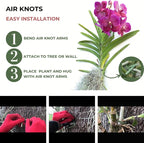 ArtAK Wall Planter Set of 5 Air Plant Holder for Terrarium | Orchid Mount Airplant Holder | Hanging Orchid Planter| Wall Mounted Plant Hook| Wall Plant Mount for Tree Air Knots W5