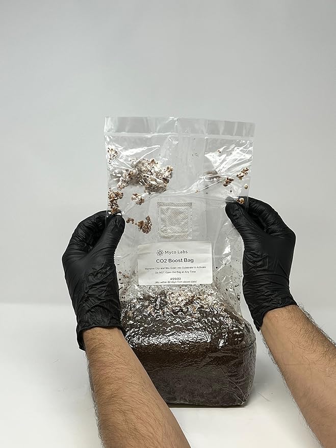 Myco Labs Co2 Boost Self-Activated Mushroom Grow Bag for Plants, Grow Rooms & Tents 2.0
