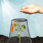 10 Pcs Garden Chicken Wire Plant Covers, 11x11Inch Metal Wire Garden Cloches Chicken Wire Cloche Plant Protector Heavy Duty Garden Plant Cloche for Keeping Bunnies Chicken Squirrels Birds Other Out