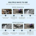 Mulch Glue, 16.9 fl oz - Sprayer Ready to Use Rock Glue for Landscape - Pet Safe & Plant Safe, Fast-Dry No Dilution - Spray for Gravel/Pebbles/Stones for Outdoor Gardens