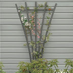 highwood Hartford Fan Trellis, 6 Foot, Coastal Teak