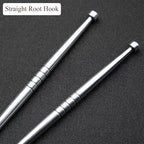 Bonsai tools 200 / 240 Mm Straight Bonsai Root Hook Made By Aviation Aluminum Alloy (Type A (200Mm))