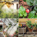 98.5FT Drip Irrigation System Kit, 149PCS Automatic Micro Drip Irrigation Kit for Garden Greenhouse, Adjustable Watering System for Flower Bed, Patio & Lawn, DIY Plant Self-Watering Garden Hose