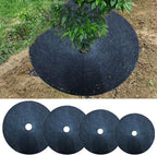 12Pcs Tree Protection Weed Mats, Tree Protection Weed Block Mulch, Weed Barrier Mat Tree Mat, Round Weed Barrier Plant Cover, Weed Mats Covering Ring for Indoor Outdoor Gardens(32cm)